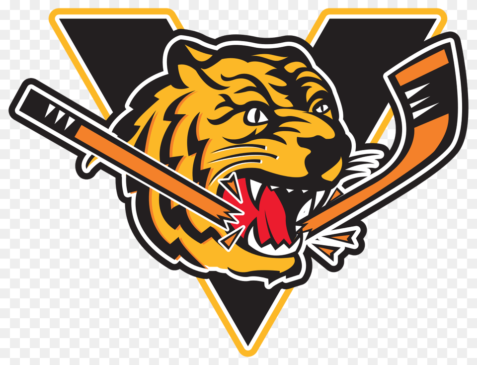 Victoriaville Tigers Logo, Dynamite, Weapon, Emblem, Symbol Png Image