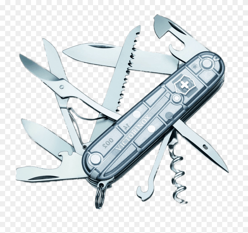 Victorinox Silvertech Swiss Army Knife, Blade, Dagger, Weapon, Device Free Png