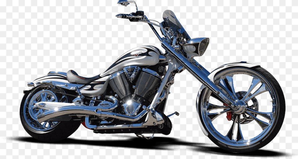 Victory Custom Bagger Gallery Chopper, Machine, Motor, Spoke, Wheel Png Image