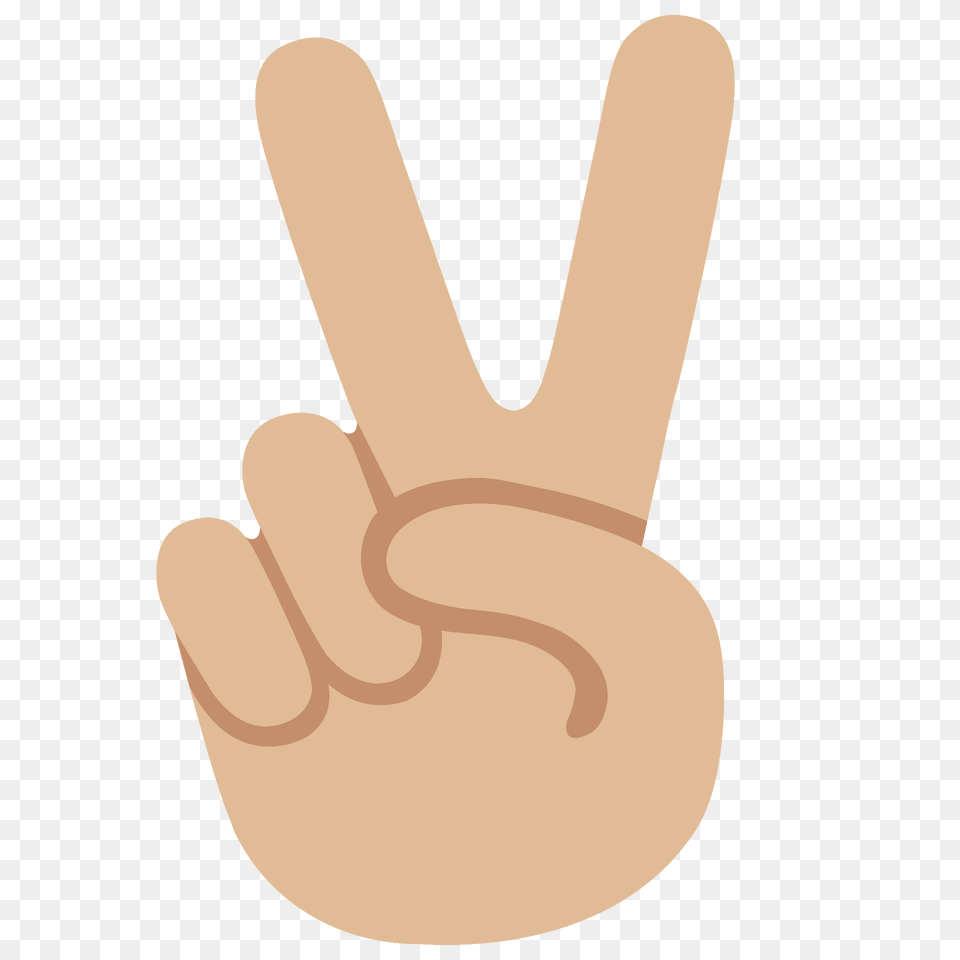 Victory Hand Emoji Clipart, Body Part, Finger, Person, Smoke Pipe Free Png Download