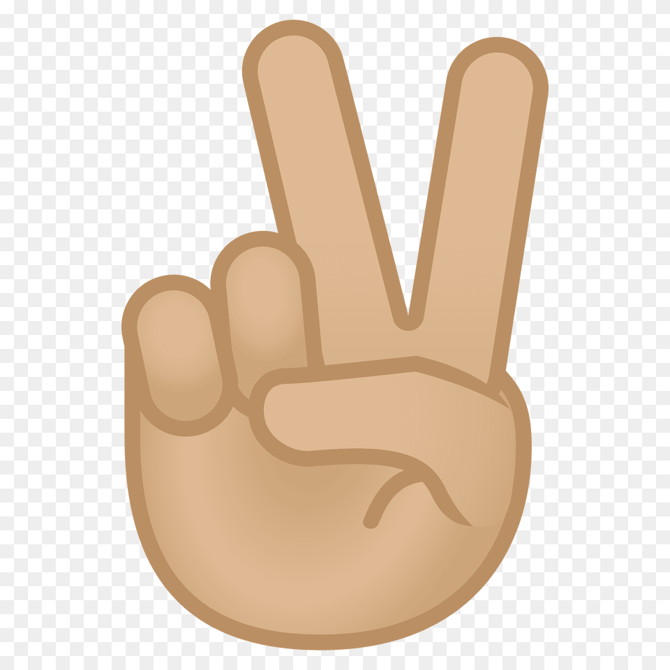 Victory Hand Emoji Clipart, Body Part, Finger, Person Free Png