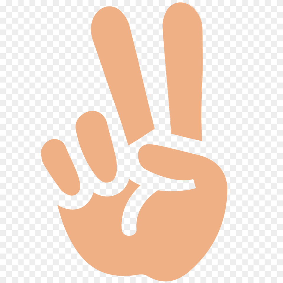 Victory Hand Emoji Clipart, Body Part, Finger, Person, Dynamite Free Transparent Png