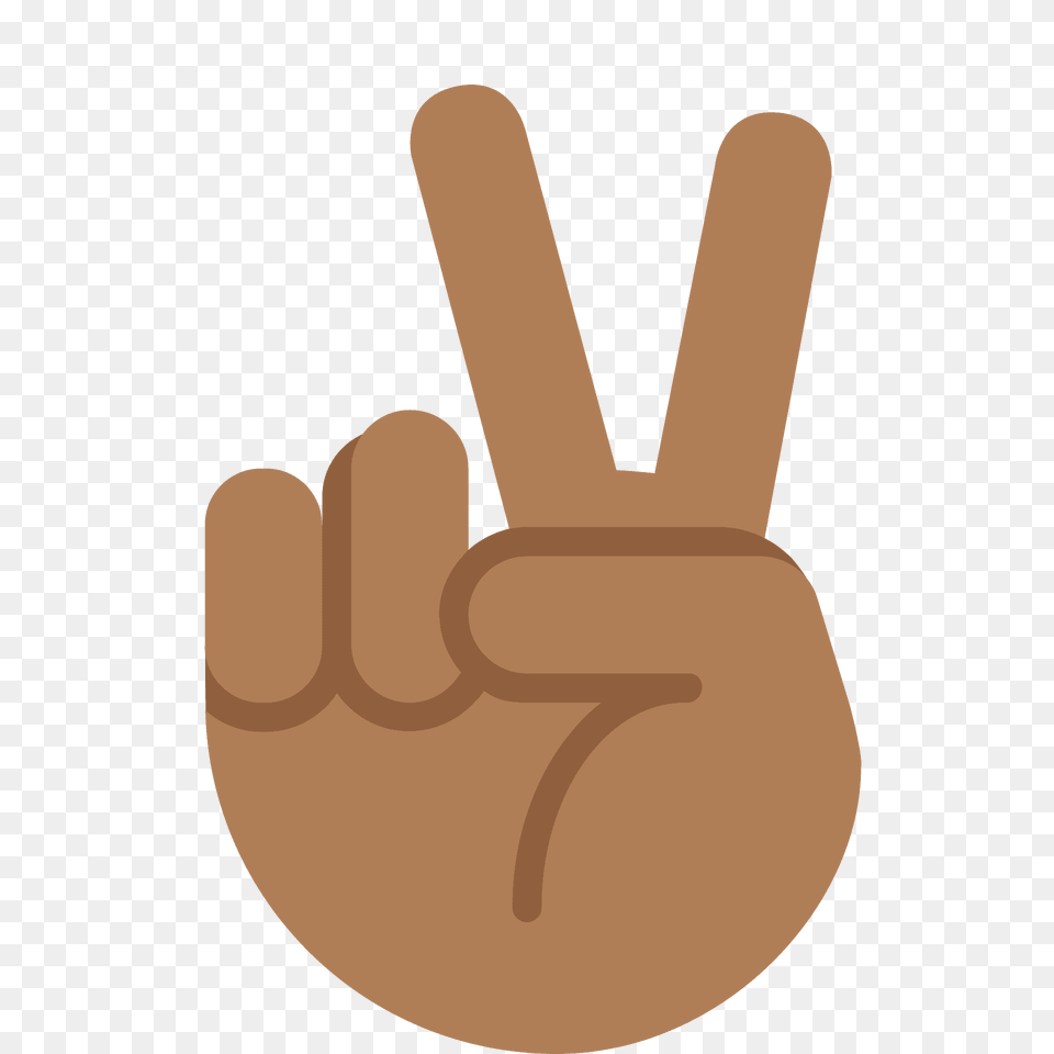 Victory Hand Emoji Clipart, Body Part, Finger, Person Png Image