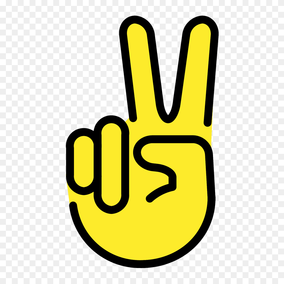 Victory Hand Emoji Clipart, Clothing, Glove, Logo, Body Part Png