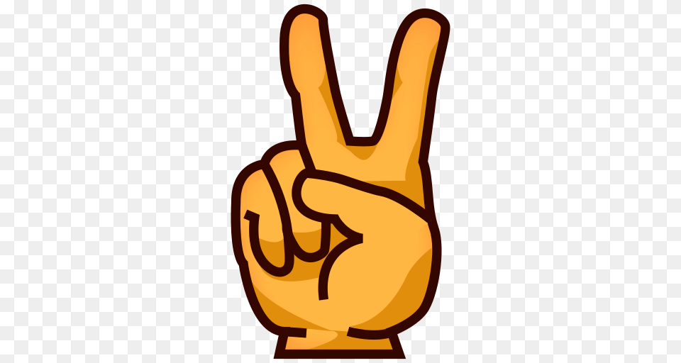 Victory Hand Emoji For Facebook Email Sms Id Emoji, Body Part, Finger, Person, Smoke Pipe Free Transparent Png
