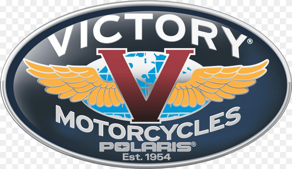 Victory Logo Victory Motorcycles Logo, Emblem, Symbol, Badge, Plate Png