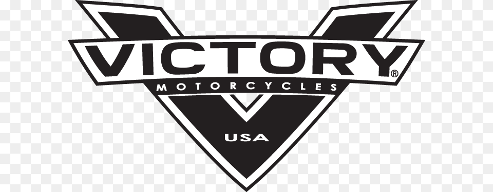Victory Motorcycles One Color Logo Black Victory Motorcycles Logo, Emblem, Symbol, Car, Transportation Free Png