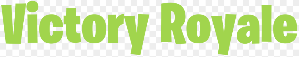 Victory Royale Fortnite Logo, Green, Text Png