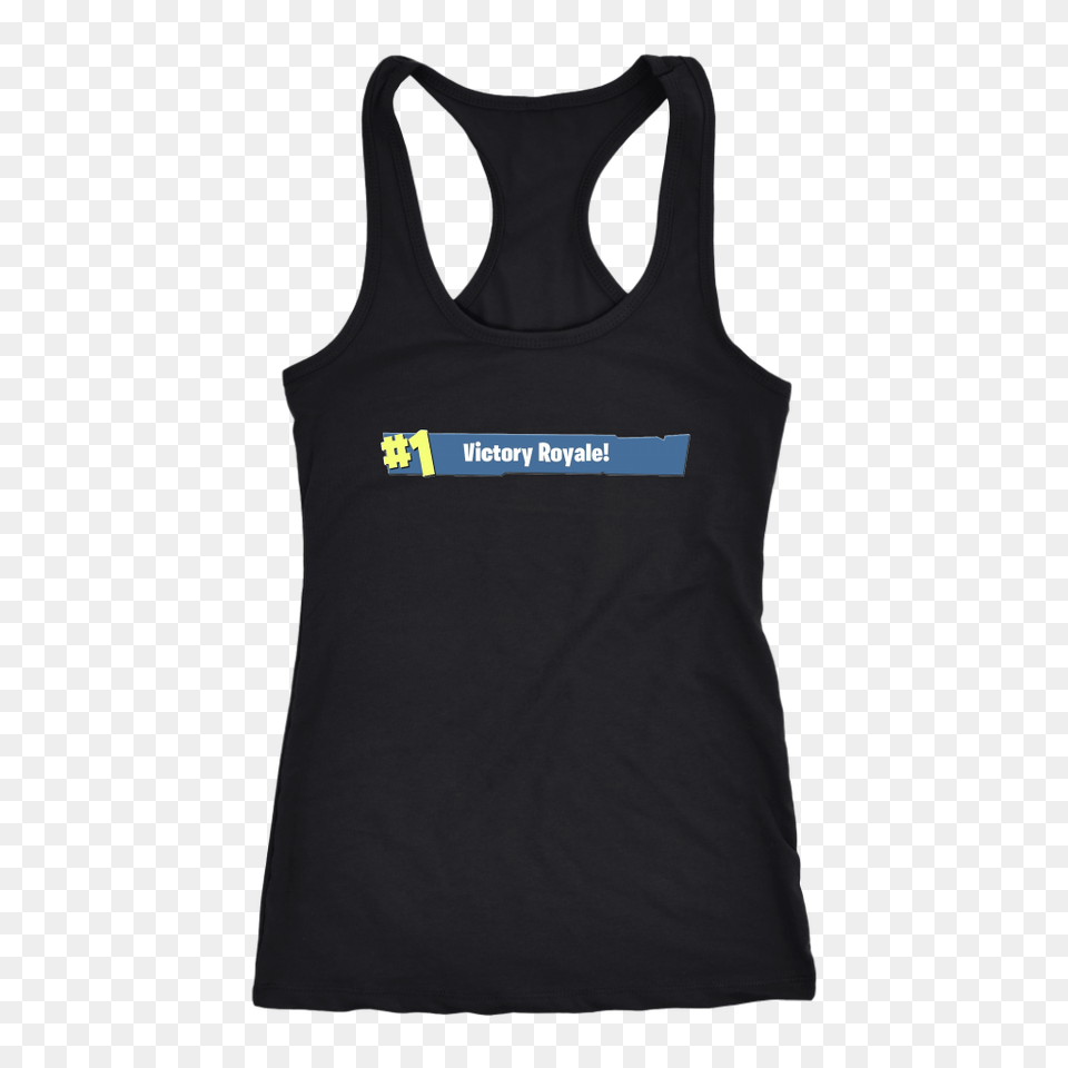 Victory Royale Fortnite Womens Racerback Tank, Clothing, Tank Top, Vest Png Image