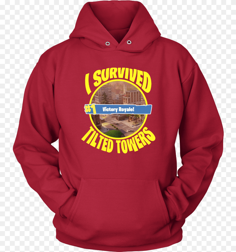 Victory Royale Tilted Towers Shirts Hoodie, Clothing, Knitwear, Sweater, Sweatshirt Png Image