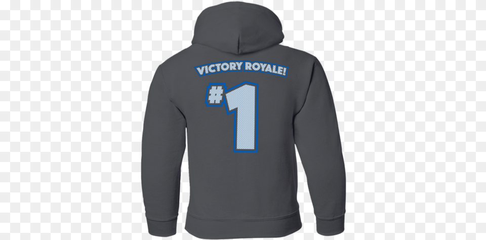 Victory Royale Youth Pullover Hoodie Back Print Hoodie, Clothing, Hood, Knitwear, Sweater Png Image