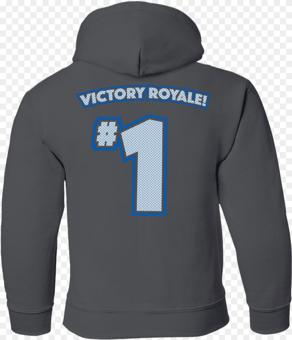 Victory Royale Youth Pullover Hoodie Back Print Hoodie, Clothing, Hood, Knitwear, Sweater Free Png Download