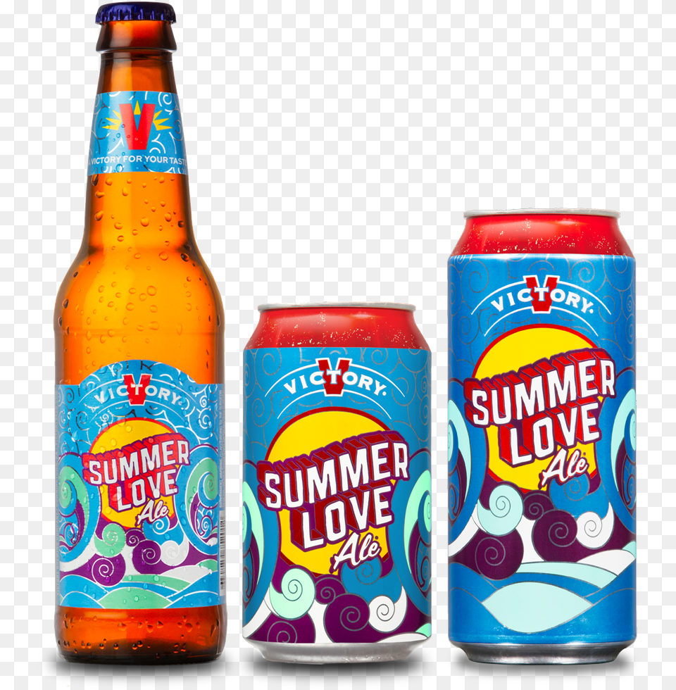 Victory Summer Love Ale, Alcohol, Beer, Beverage, Can Free Png Download