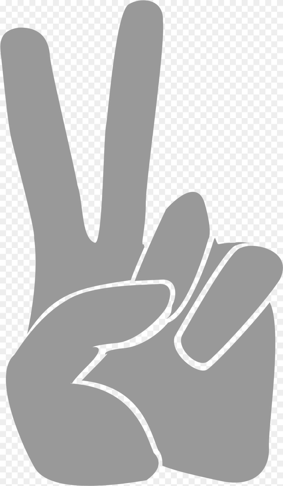 Victory Symbol, Clothing, Glove, Body Part, Hand Png Image