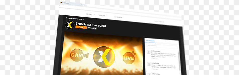 Vidblasterx Live Video Production Recording U0026 Streaming Screenshot, File, Webpage, Computer, Electronics Png Image