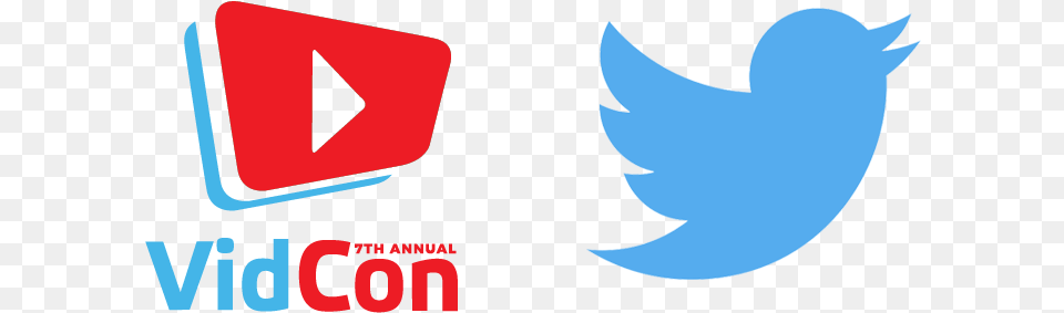 Vidcon Signing Lottery Twitter Logo Red, Animal, Fish, Sea Life, Shark Png Image