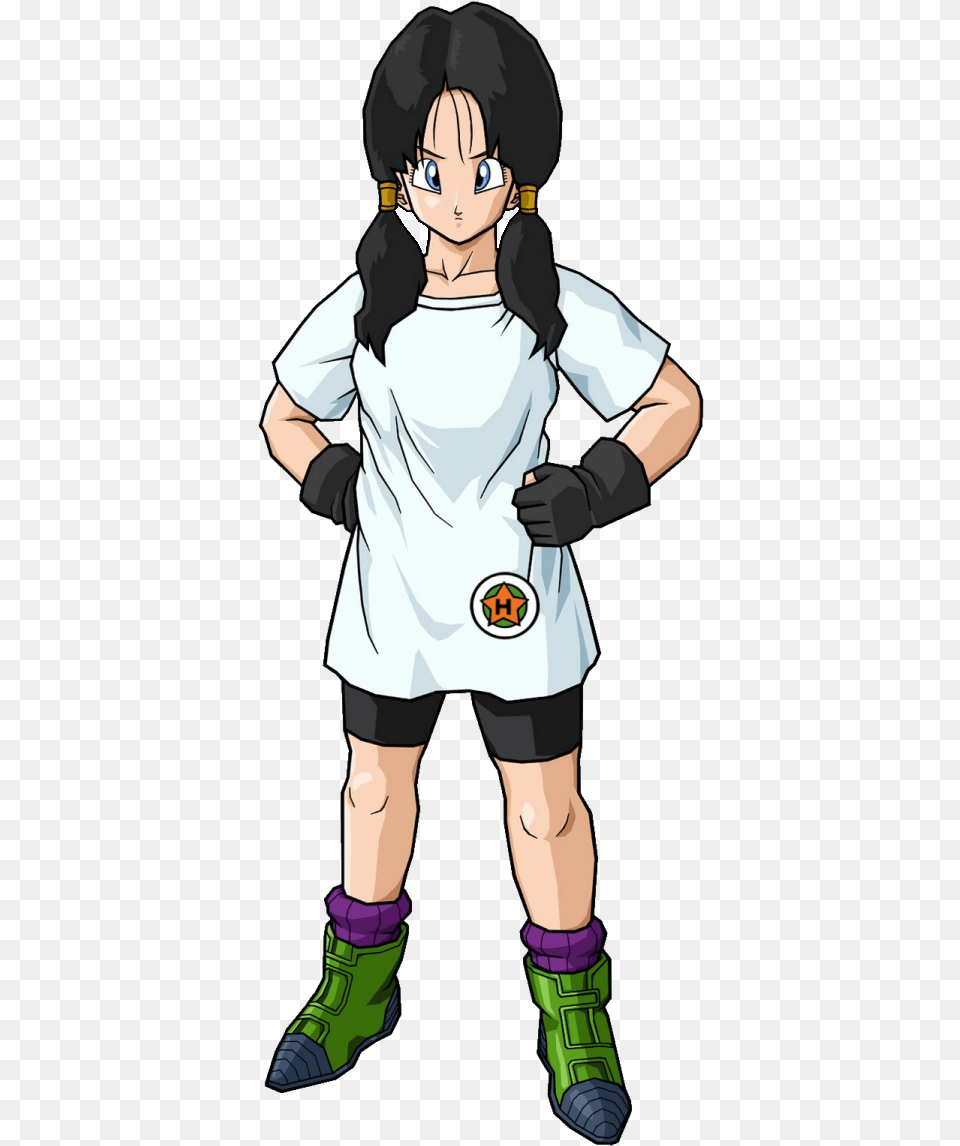 Videl Long Hair Dragon Ball, Book, Comics, Publication, Person Png Image