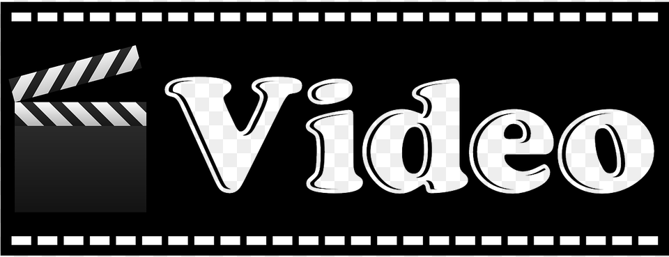 Video, Text, Clapperboard Png