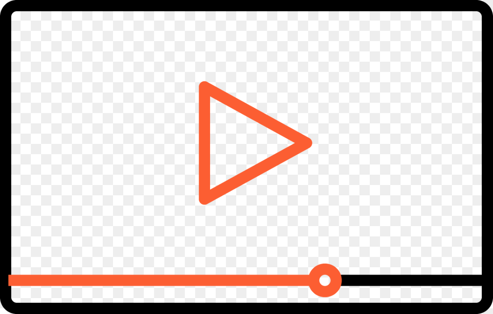 Video Ad Icon, Triangle, White Board Free Png