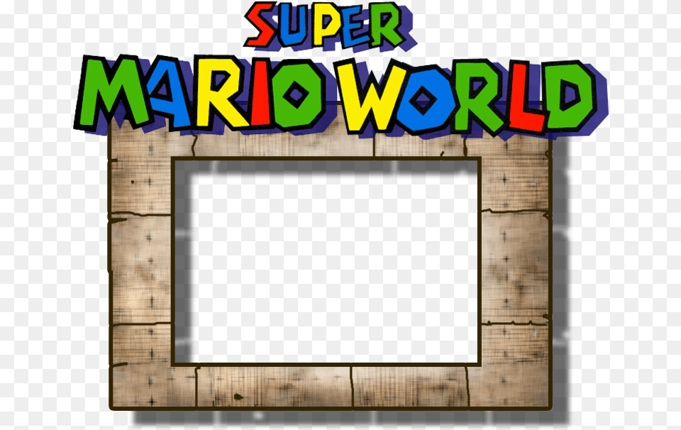 Video Border Video Super Mario World Vippng Super Mario World, Indoors, Interior Design, Blackboard, Fireplace Png Image