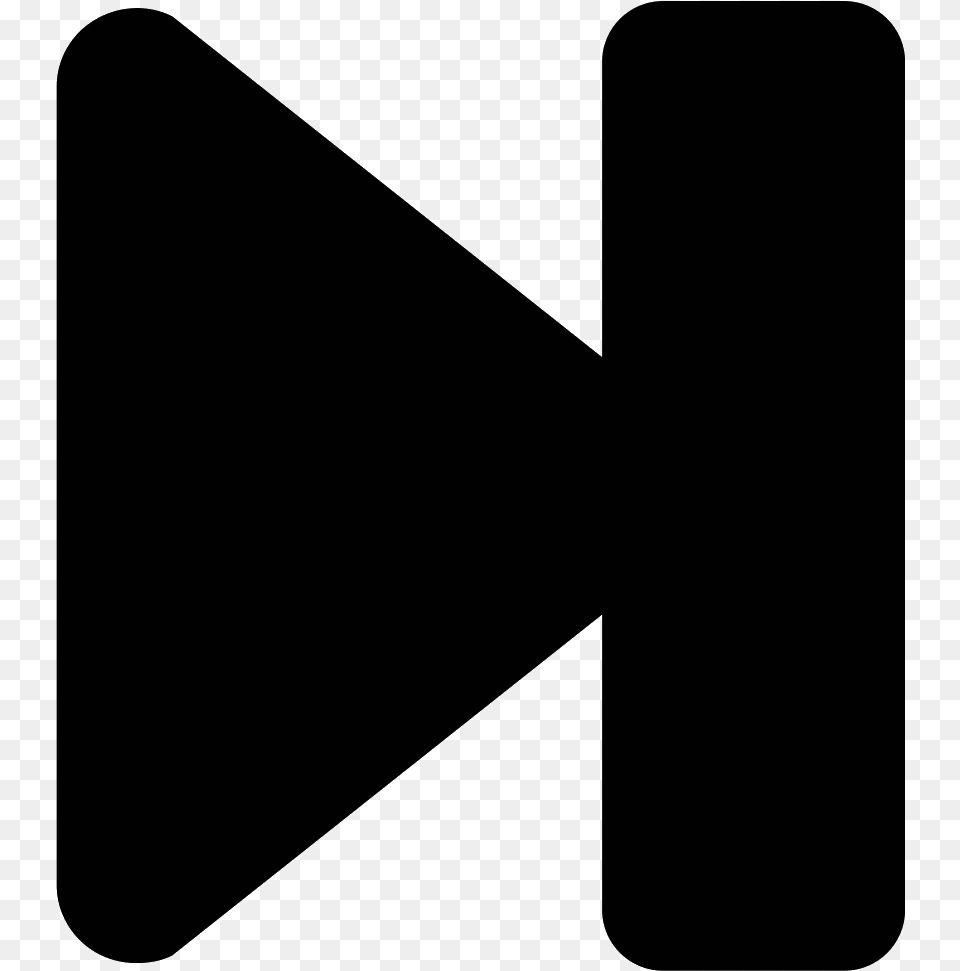 Video Button Symbol End, Gray Png