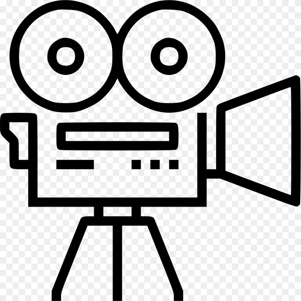 Video Camera Entertainment Clipart, Stencil Free Png Download
