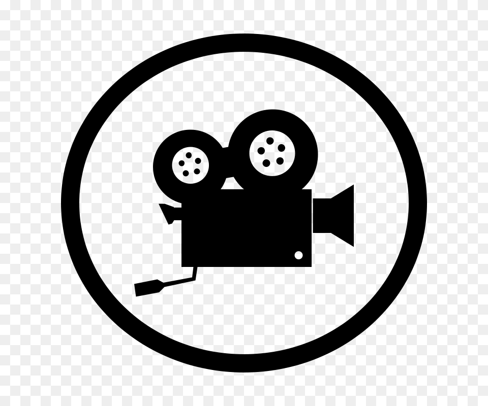 Video Camera Icon, Gray Free Png