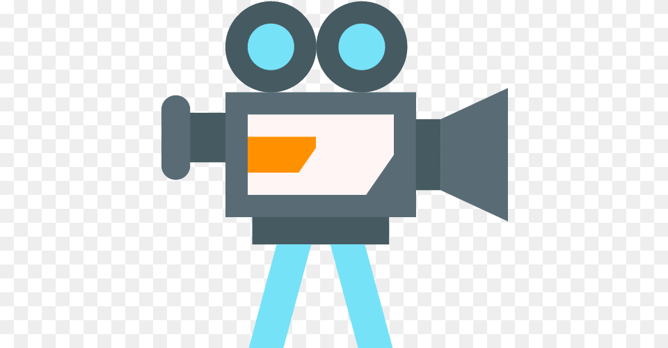 Video Camera Journalist Flat Icon Dot, Lighting, Robot, First Aid Free Png Download