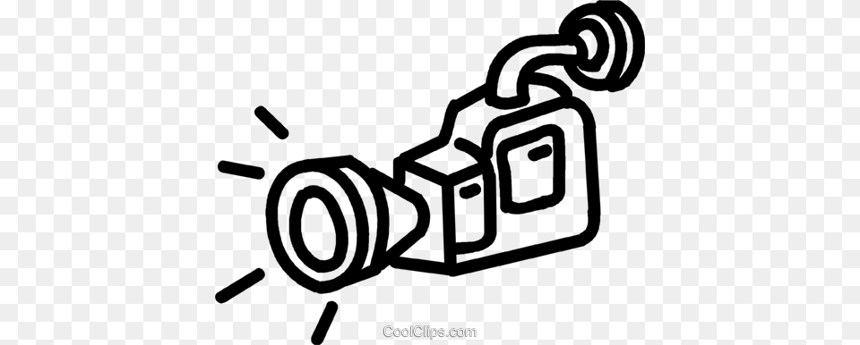 Video Camera Royalty Vector Clip Art Illustration, Electronics, Video Camera, Grass, Plant Free Transparent Png