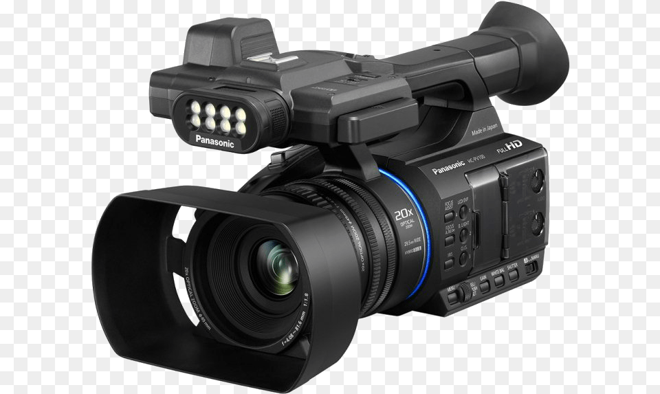 Video Cameras Panasonic Zoom Lens 1080p Camera Camera Video Panasonic Full Hd, Electronics, Video Camera Free Png Download