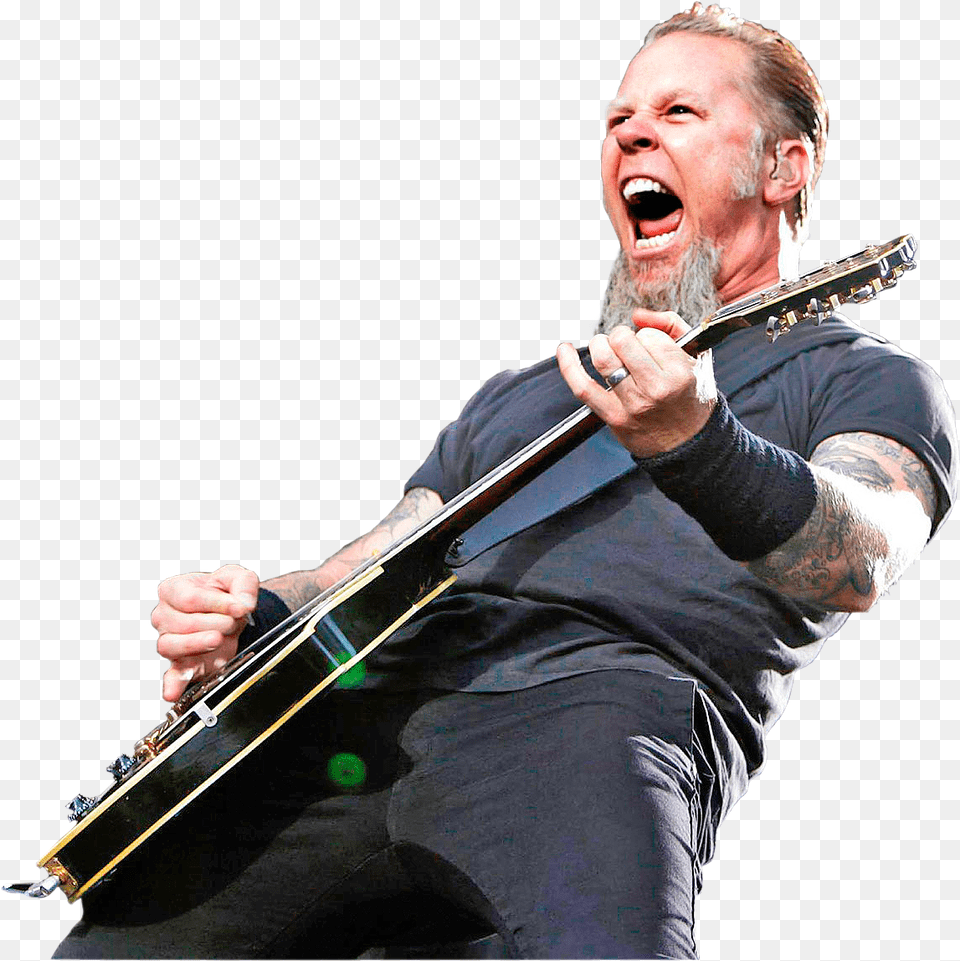 Video Cannot Be Played James Hetfield, Adult, Person, Musical Instrument, Man Free Png Download