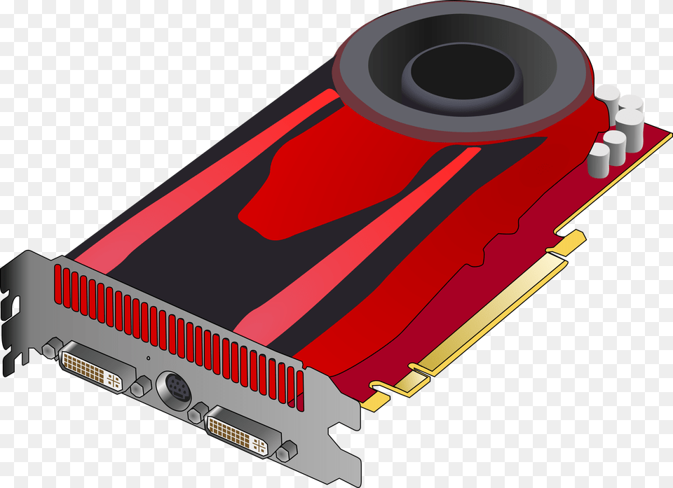 Video Card Graphics Card Vector, Computer Hardware, Electronics, Hardware, Dynamite Png Image