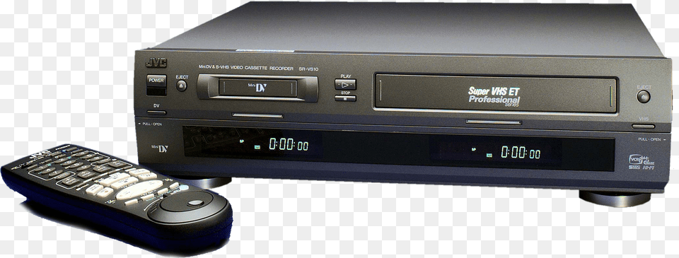 Video Cassette Player Vcr, Cd Player, Electronics, Remote Control Free Png