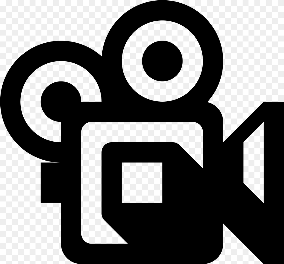 Video Clip Video Camera Logo, Gray Png