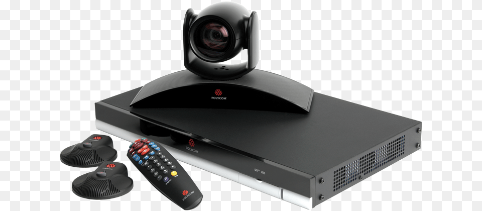 Video Conferencing System Polycom, Electronics, Remote Control, Camera, Speaker Png Image