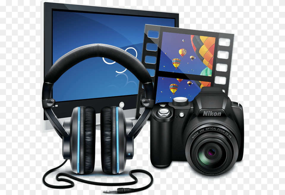 Video Editing Camera, Electronics, Screen, Digital Camera, Computer Hardware Free Png