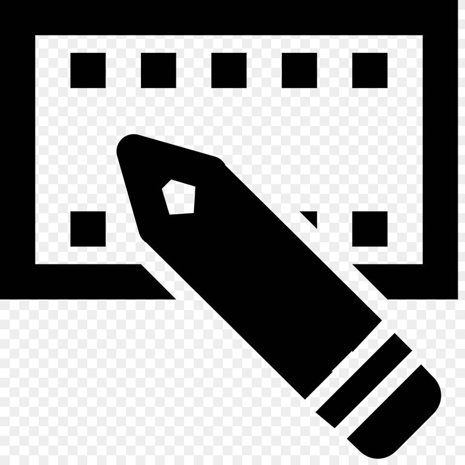 Video Editing Icon, Gray Free Transparent Png