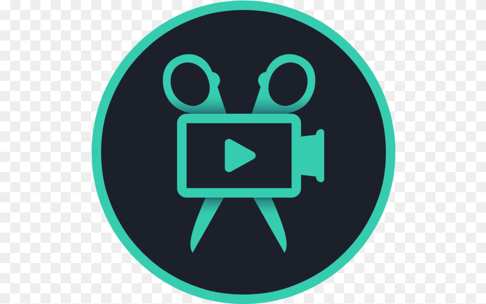 Video Editing Icon Transparent Logo Movavi Video Editor, Disk Png Image