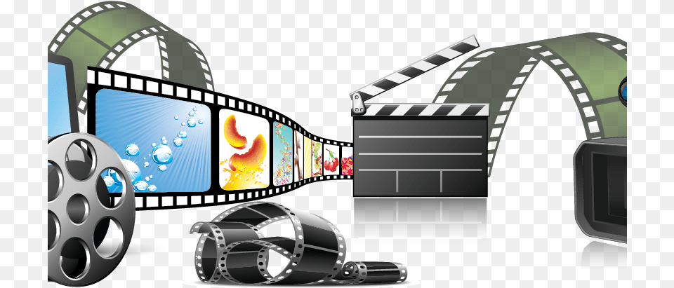 Video Editing Logo Sound And Video Editing, Reel, Clapperboard Png Image