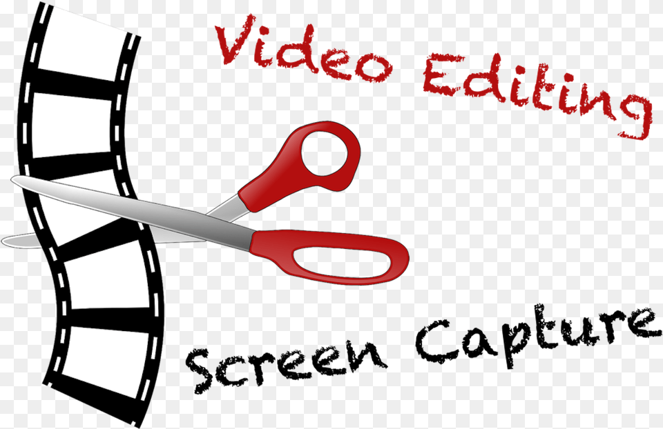 Video Editing Screen Capture Software Film Roll Clip Art, Scissors Free Png