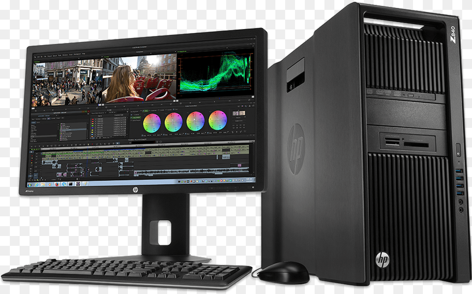 Video Editing Workstations Video Editing Computer, Pc, Electronics, Hardware, Computer Hardware Free Png