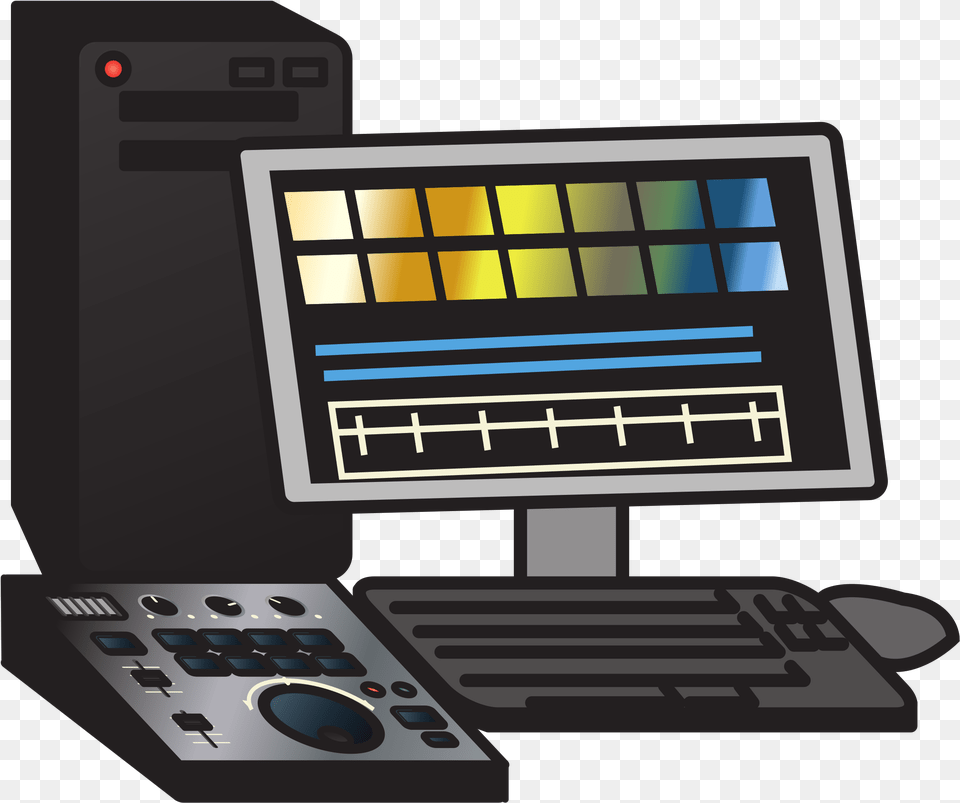 Video Editor Editing Clip Art, Computer, Electronics, Pc, Computer Hardware Free Transparent Png