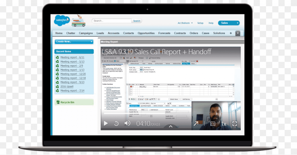 Video For Salesforce Panopto Enterprise Video Platform Technology Applications, File, Adult, Computer, Person Png Image