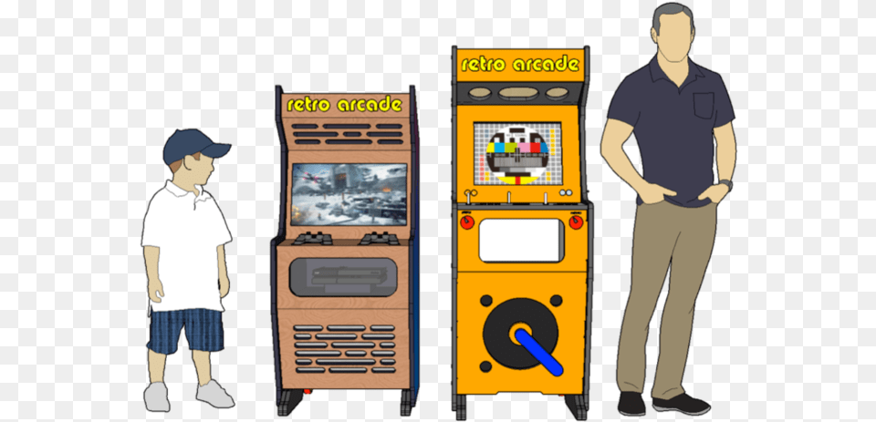 Video Game Arcade Cabinet, Adult, Person, Boy, Child Free Transparent Png