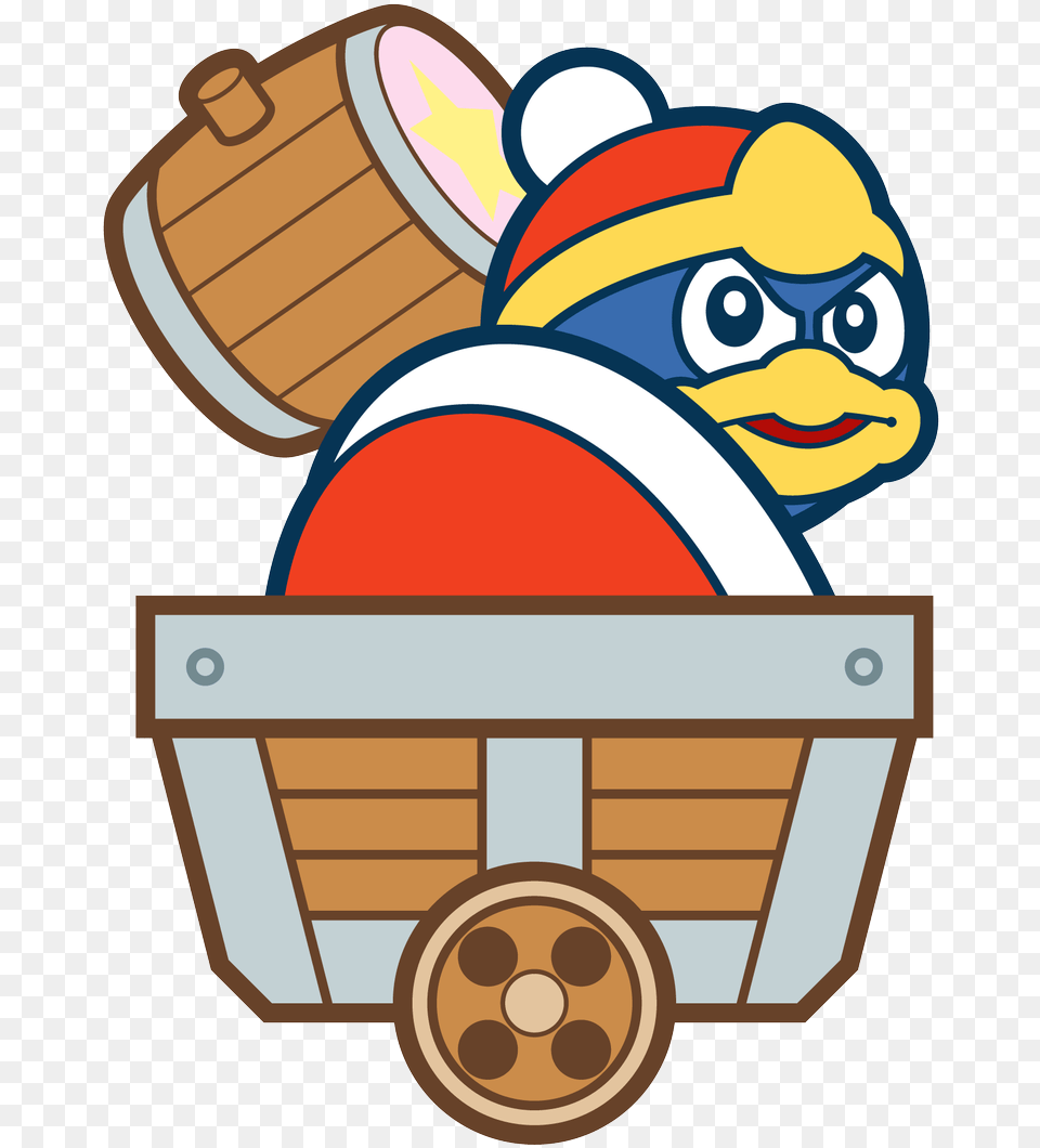 Video Game Art Kirby Canvas Curse King Dedede, Treasure, Weapon, Dynamite, Face Free Png Download