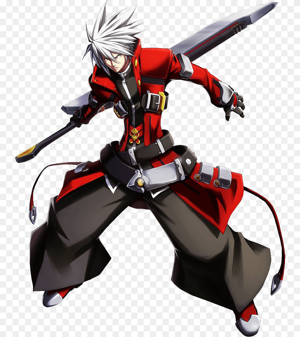 Video Game Character Ragna The Bloodedge, Book, Comics, Publication, Adult Free Png Download