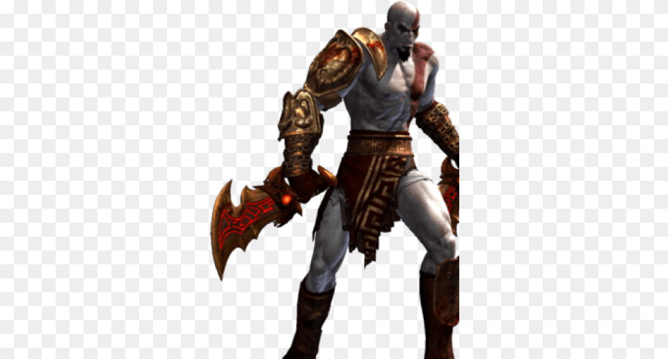Video Game Characters Wiki God Of War 3 Kratos, Weapon, Sword, Person, Man Png