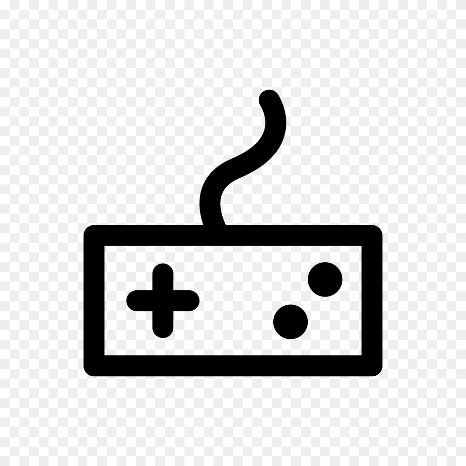 Video Game Clipart Controler, Gray Free Png