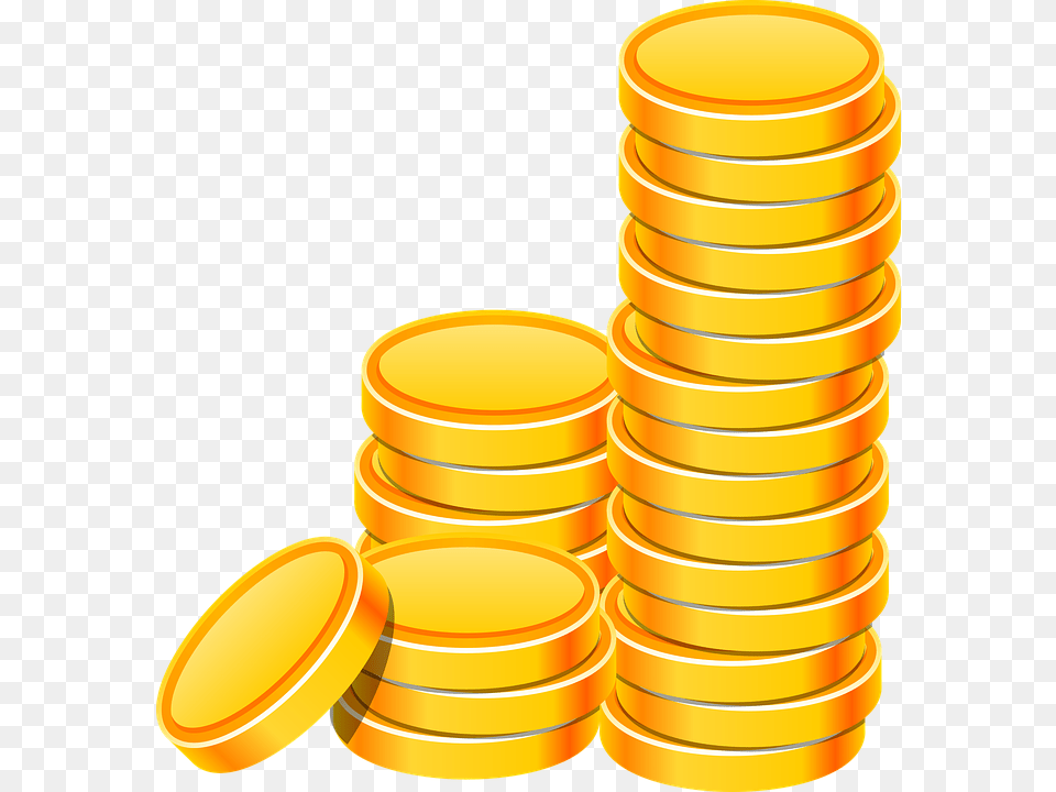 Video Game Coin, Gold, Tape, Money Free Transparent Png