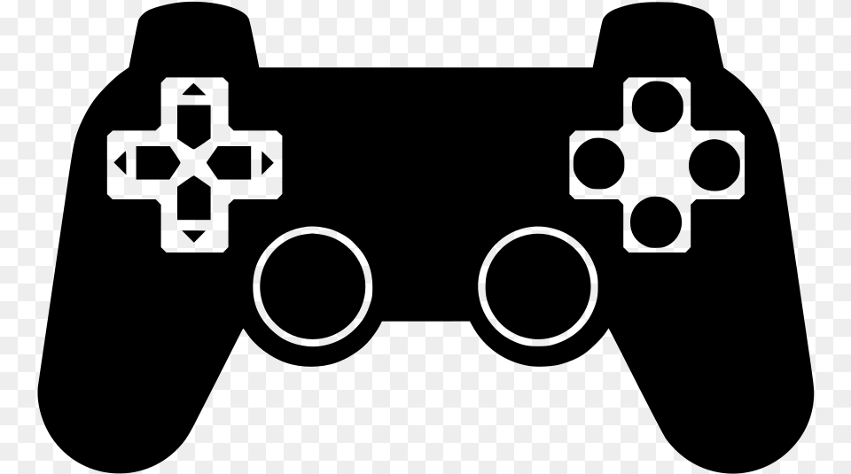 Video Game Controller, Gray Free Png Download